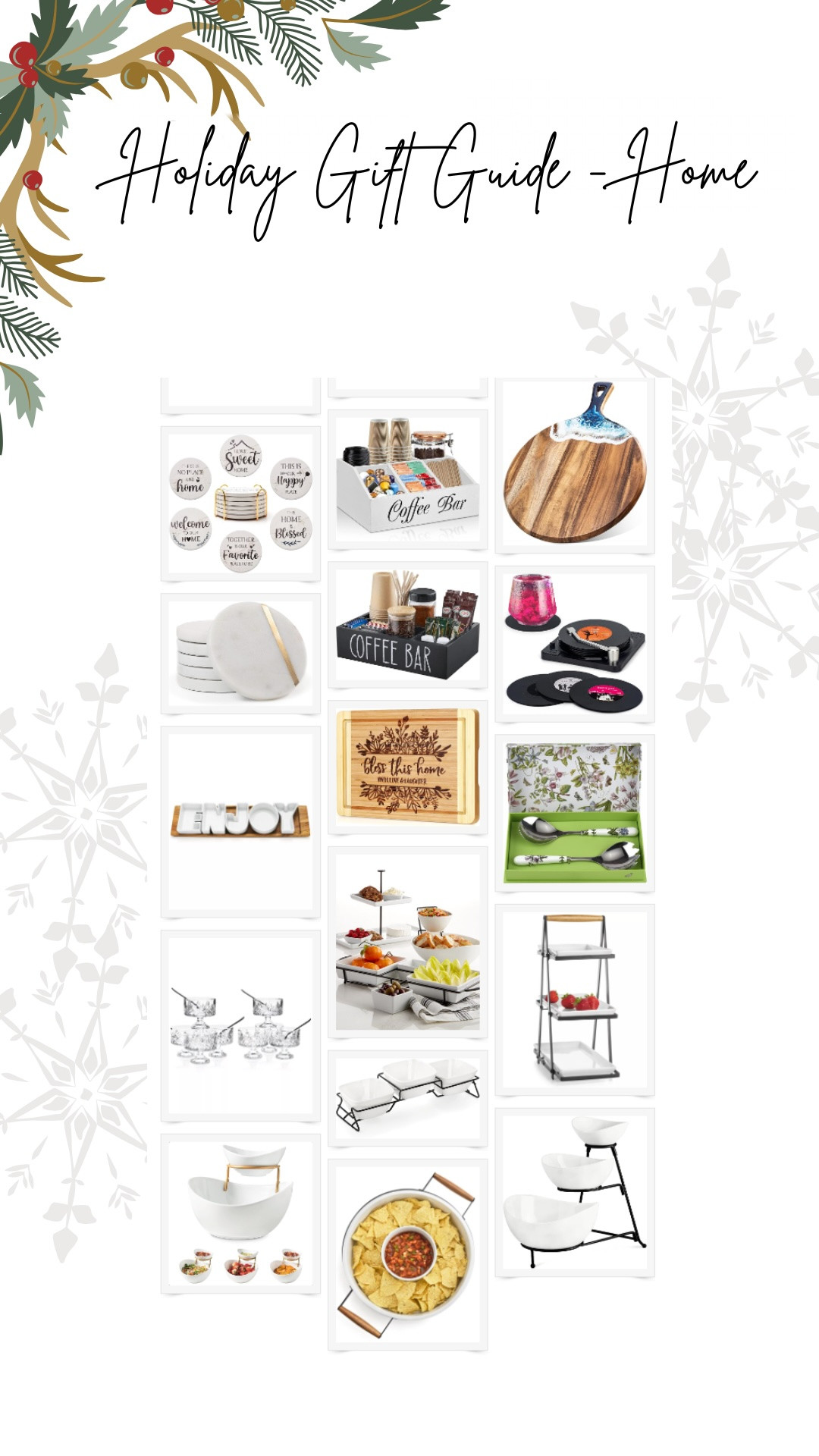 Holiday Gift Guide - Home - Serveware
🎄✨ "Holiday Gift Picks to Make Every Home Extra Special!" 🎁🏡

This holiday season, give the gift of comfort, style, and joy! 🌟 I’ve put together a simple guide with amazing finds—from cozy decor and kitchen essentials to unique home accessories that stand out. 🛋️🍴

 Let’s make homes brighter together! 💕 #HolidayGiftGuide #HomeSweetHome #GiftIdeas2024
 

 

#LTKGiftGuide #LTKHoliday #LTKHome