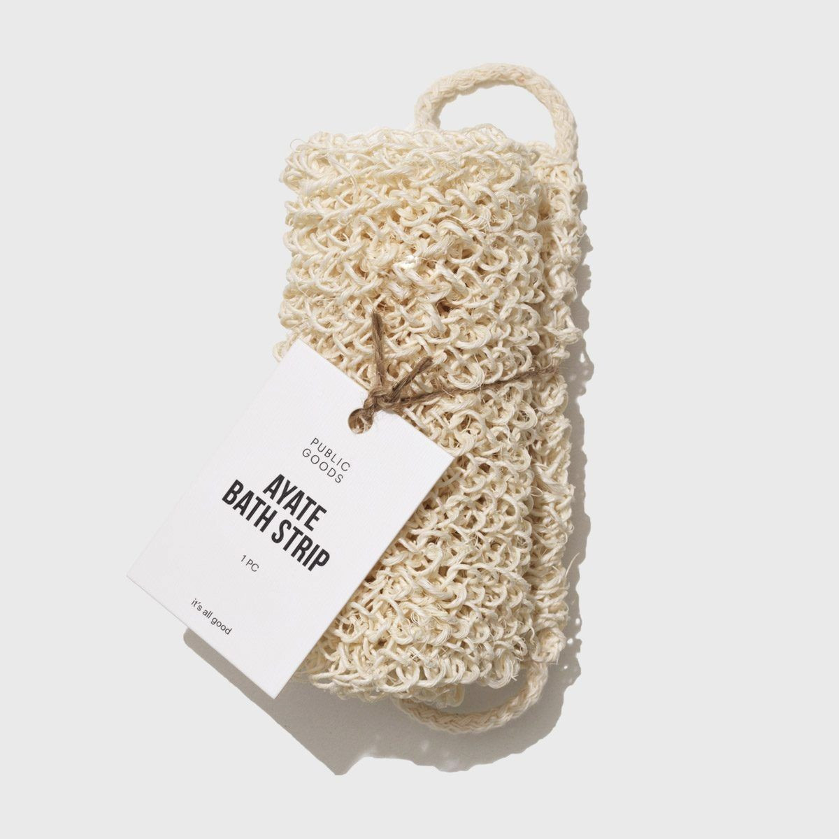Ayate Bath Strip | All Natural, Eco Friendly, Biodegradable, Plastic-Free | Public Goods | Public Goods