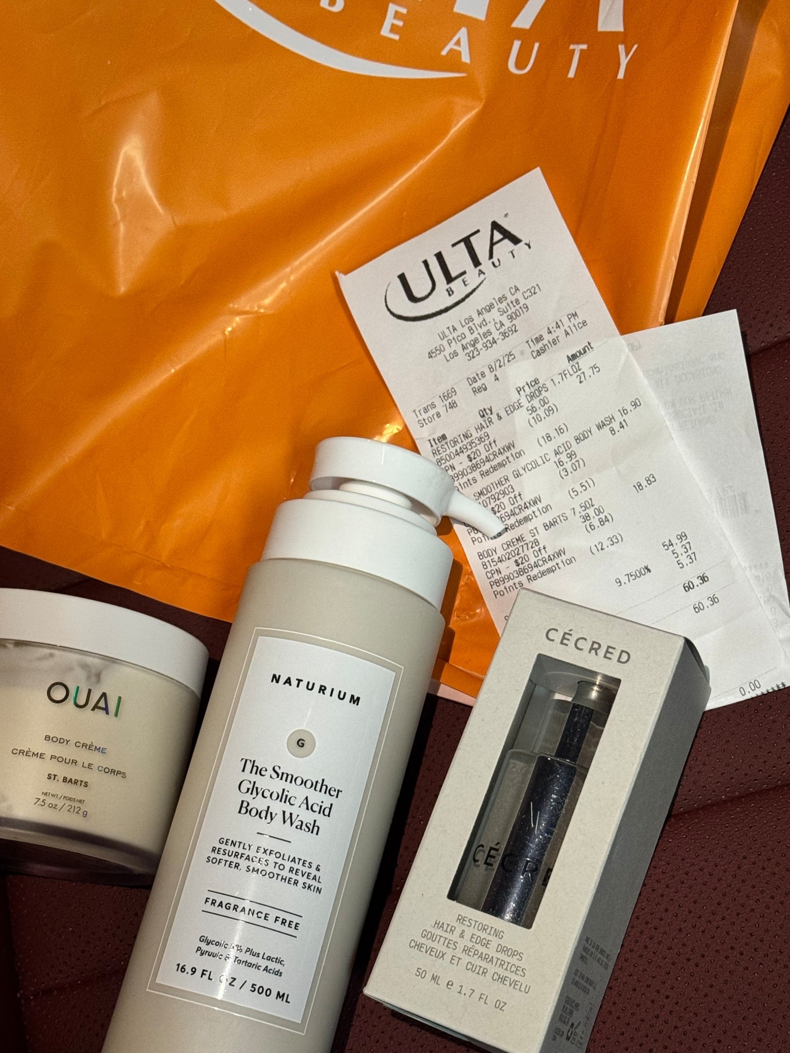 🧡 New Body + Hair Drop!
Snagged all three of these for just $60 using Ulta’s $20 off coupon + my points (ends tomorrow 👀).

Trying them for the first time:
✨ CÉCRED Sacred Drops - been on my list 
✨ Natrium Glycolic Body Wash – let’s see what it’s giving
✨ OUAI St. Barts Body Crème – smells so good 

Linked everything.

#LTKbodycare #ultahaul #newproductalert #skingoals #affordableluxury


#LTKSeasonal #LTKBeauty #LTKSaleAlert