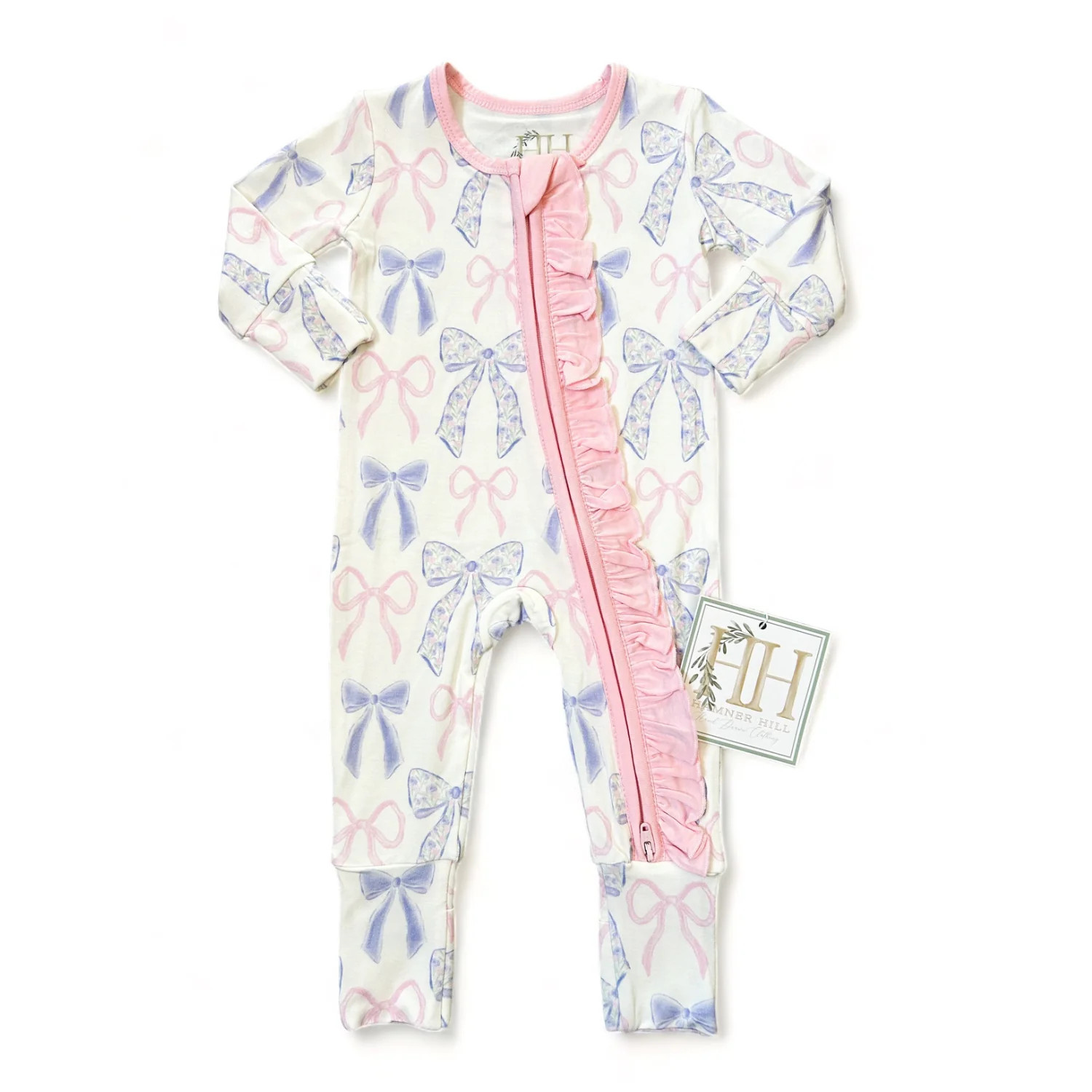 Born to Bloom Double Zipper Romper | Hamner Hill