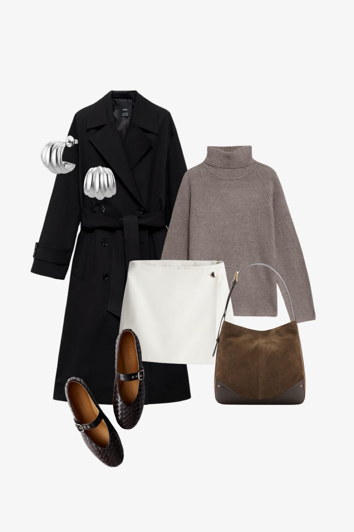 Simple and chic look for warmer winter/early spring days ✨
