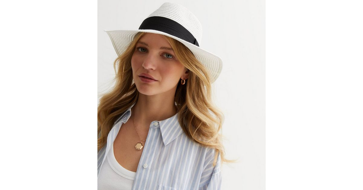 White Straw Effect Fedora
						
						Add to Saved Items
						Remove from Saved Items | New Look (UK)