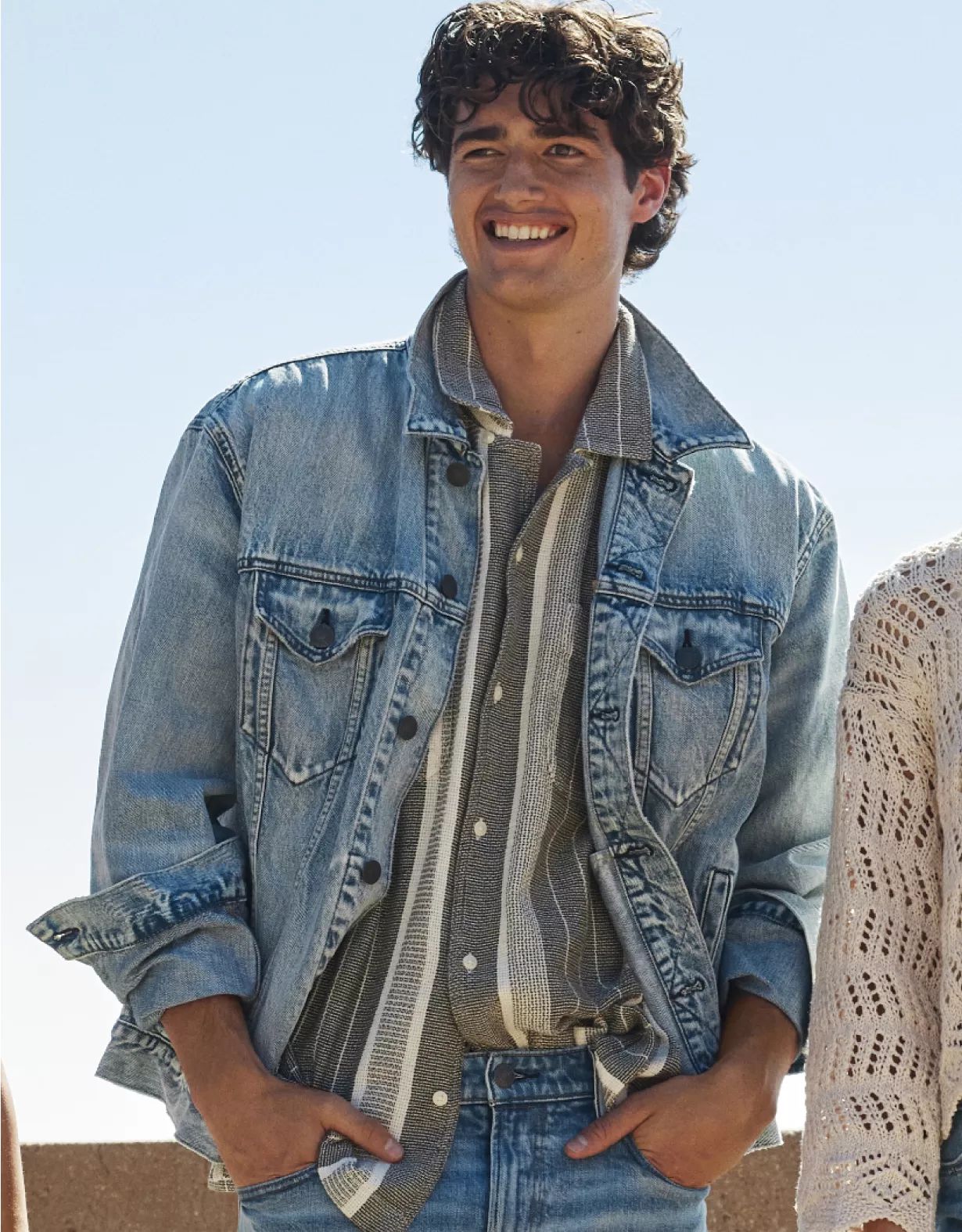 AE Denim Trucker Jacket | American Eagle Outfitters (US & CA)