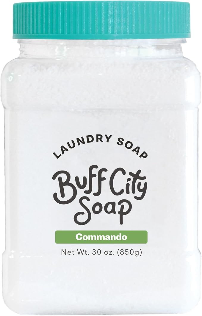 Buff City Soap - Plant Based Powder Laundry Soap - Made With 4 Simple Ingredients & No Harsh Chem... | Amazon (US)