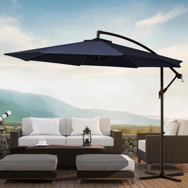 Haque 10' Cantilever Umbrella Outdoor Patio Offset Umbrella | Wayfair North America