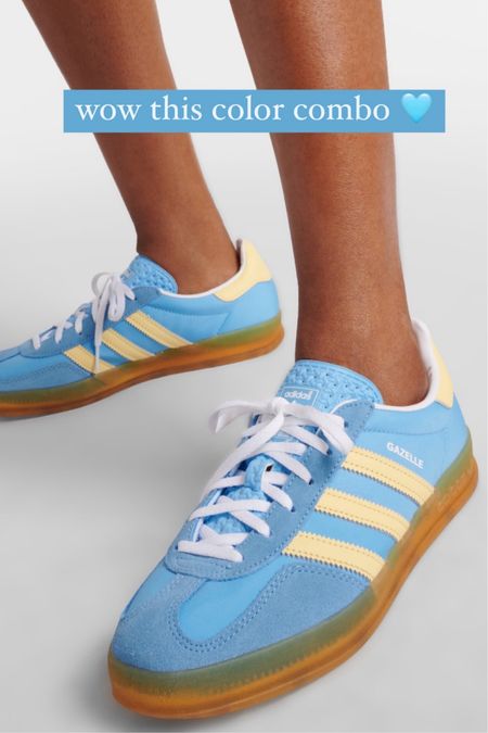 Adidas Gazelle in baby blue, these will sell out! I’m a women’s 8 and order these in a women’s 7, mens 6 

#LTKshoecrush