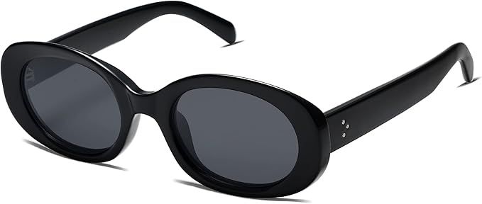 Allarallvr Retro Oval Sunglasses for Women Vintage Inspired Designer Style Shades Sunnies Gafas D... | Amazon (US)