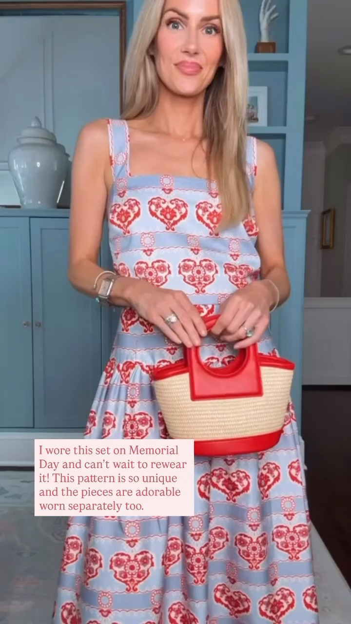 I need everything in this pattern! 

Matching set, summer dress

#LTKootd #LTKSeasonal