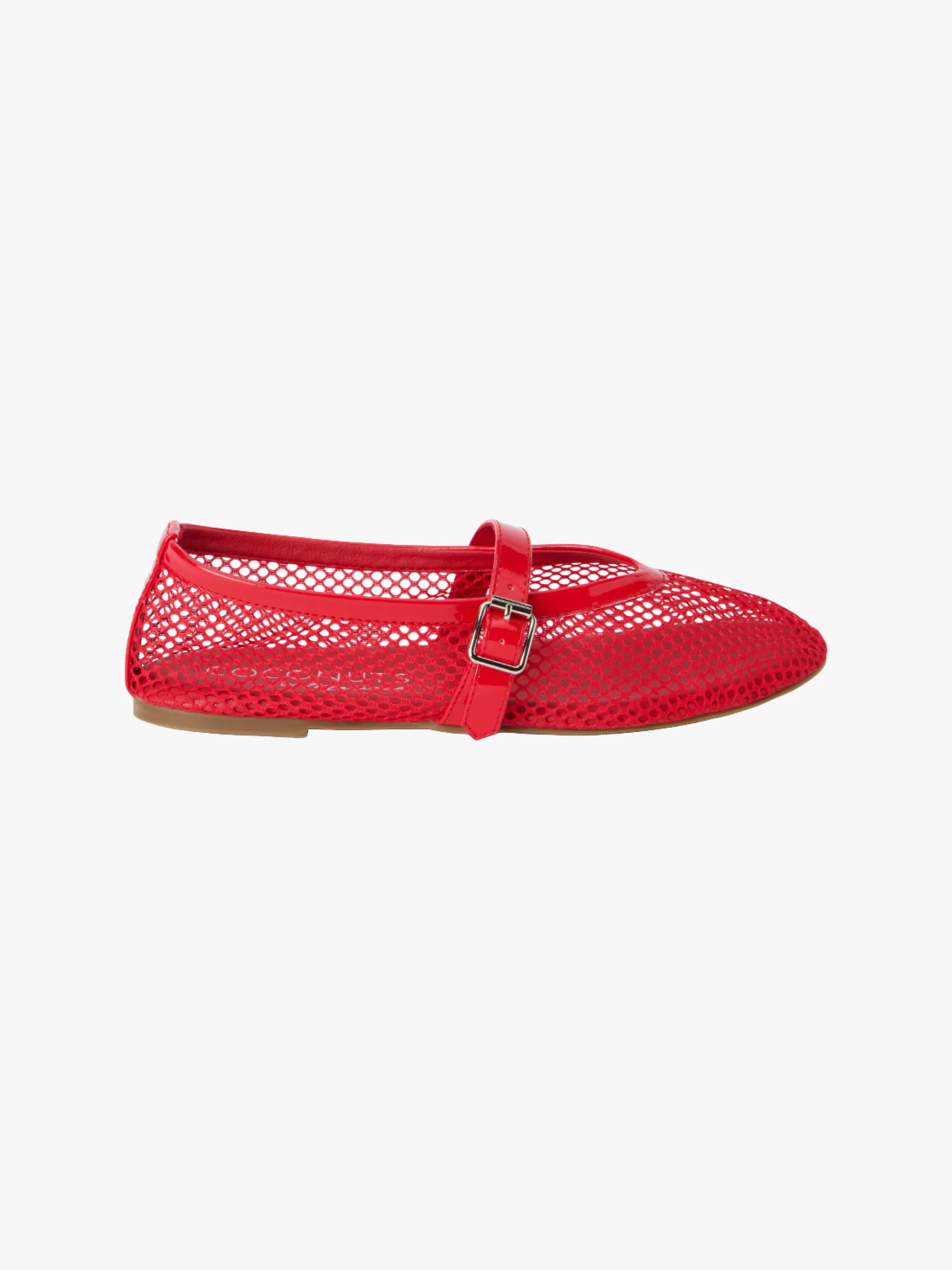 Nolita Mesh Mary Jane - Red | Lisa Says Gah