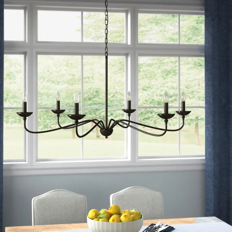 Ralls 6-Light Farmhouse Metal Chandelier | Wayfair North America