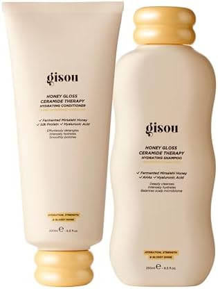 Gisou Honey Gloss Hair Wash Duo - Hydrating Shampoo & Conditioner with Fermented Mirsalehi Honey,... | Amazon (US)