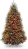 7.5' Dunhill Fir Hinged Tree with Lights | Amazon (US)