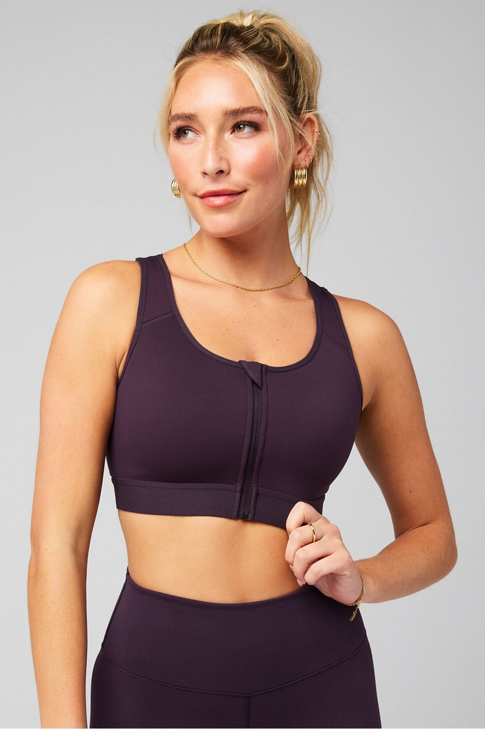 Front Zip High Impact Sports Bra | Fabletics