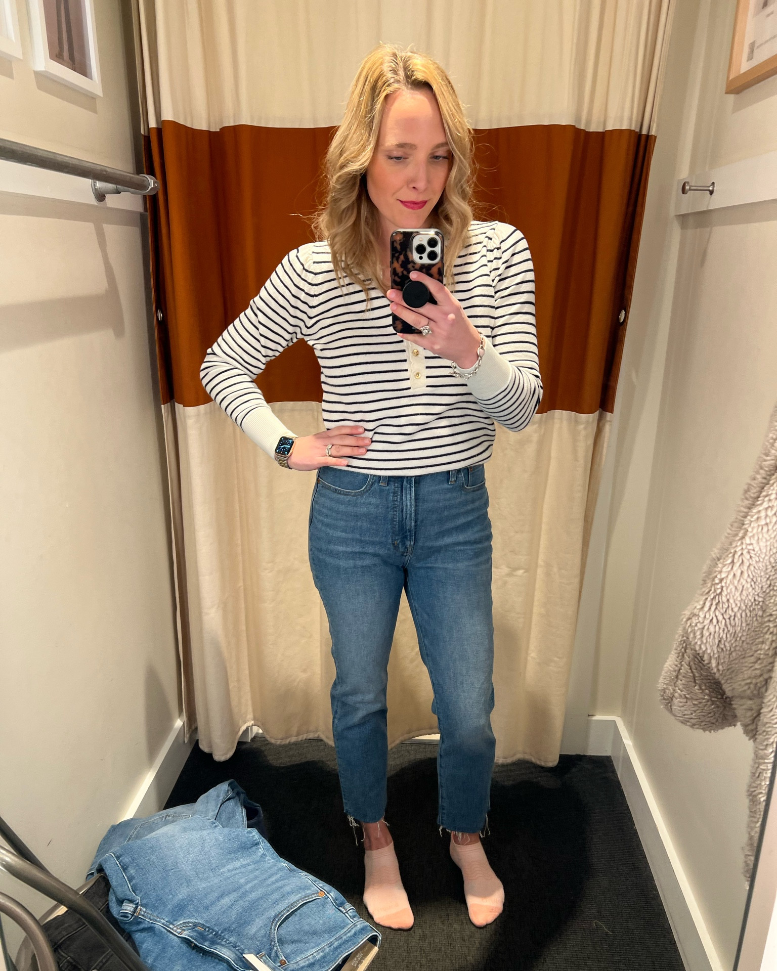 These were my favorite jeans from the day! Linking all of the ones I loved from Madewell below. These are the perfect vintage with a raw hem 

#LTKsalealert #LTKunder100 #LTKSale