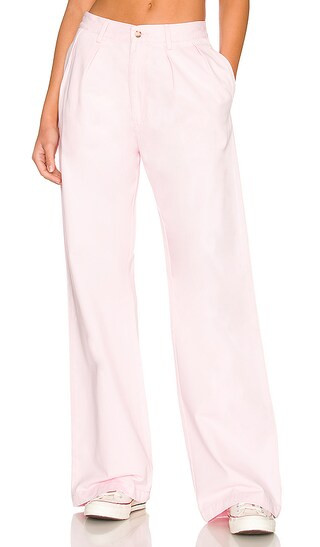 Blair Double Pleated Pant in Pink | Revolve Clothing (Global)
