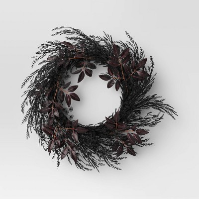 Halloween Grass and Leaf Wreath - Threshold™ | Target