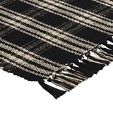 My Texas House Halloween Black Plaid Indoor/Outdoor Layering Rug, 38" x 58" | Walmart (US)