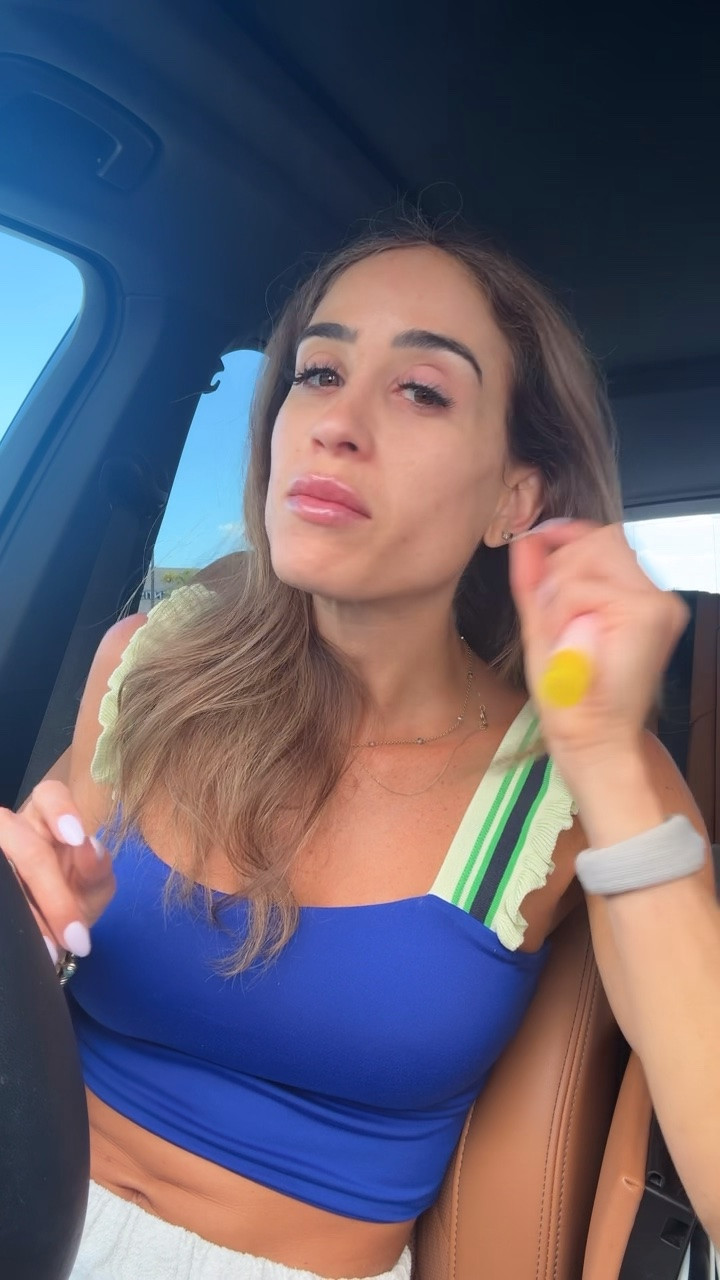 Linking my top and lip gloss