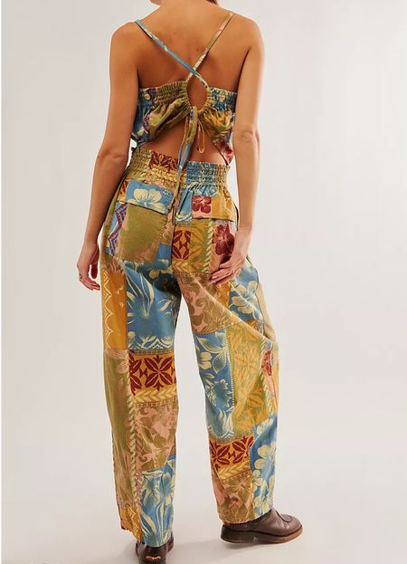 #RetroHeatwaveOne-Piece #freepeoplejumpsuit #patchworkjumpsuit #floraljumpsuit #spring #trendy 