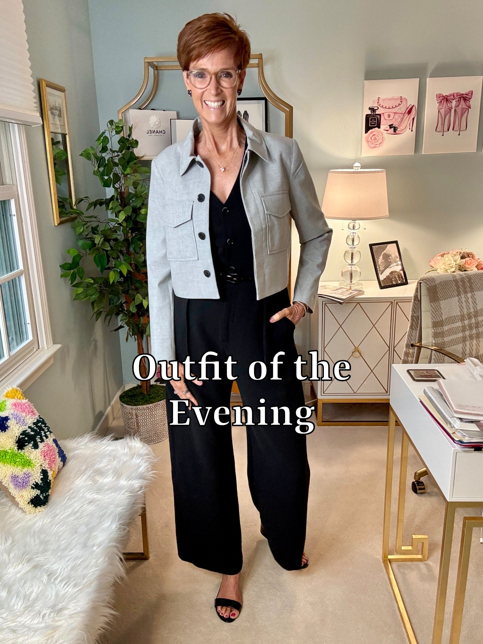 Hi friend! 👋 Thanks for your support! I’m so glad you’re here!
If you're tall, over 40, or just tired of fashion that doesn’t fit your life, you’re in the right place. I share
classic, elevated outfit formulas that actually work on tall women (I’m 6’1” for reference!) and help you feel
confident getting dressed again.
I am your resource for timeless, elevated fashion for women over 40 (and tall women)
Age: 55
Height: 6’1”
Tops: S/M
Bottoms: 8/10
Dresses: 8/M

Sizing:
Loft Versa Jacket: size 8/M
Abercrombie Jumpsuit: medium tall

Over 50 fashion, tall fashion, workwear, everyday outfits, timeless outfits, Classic Outfits, jumpsuit, jacket, black outfit, outfit of the evening, date night outfit, closet staple, little black jumpsuit 

#LTKSaleAlert #LTKStyleTip #LTKWedding