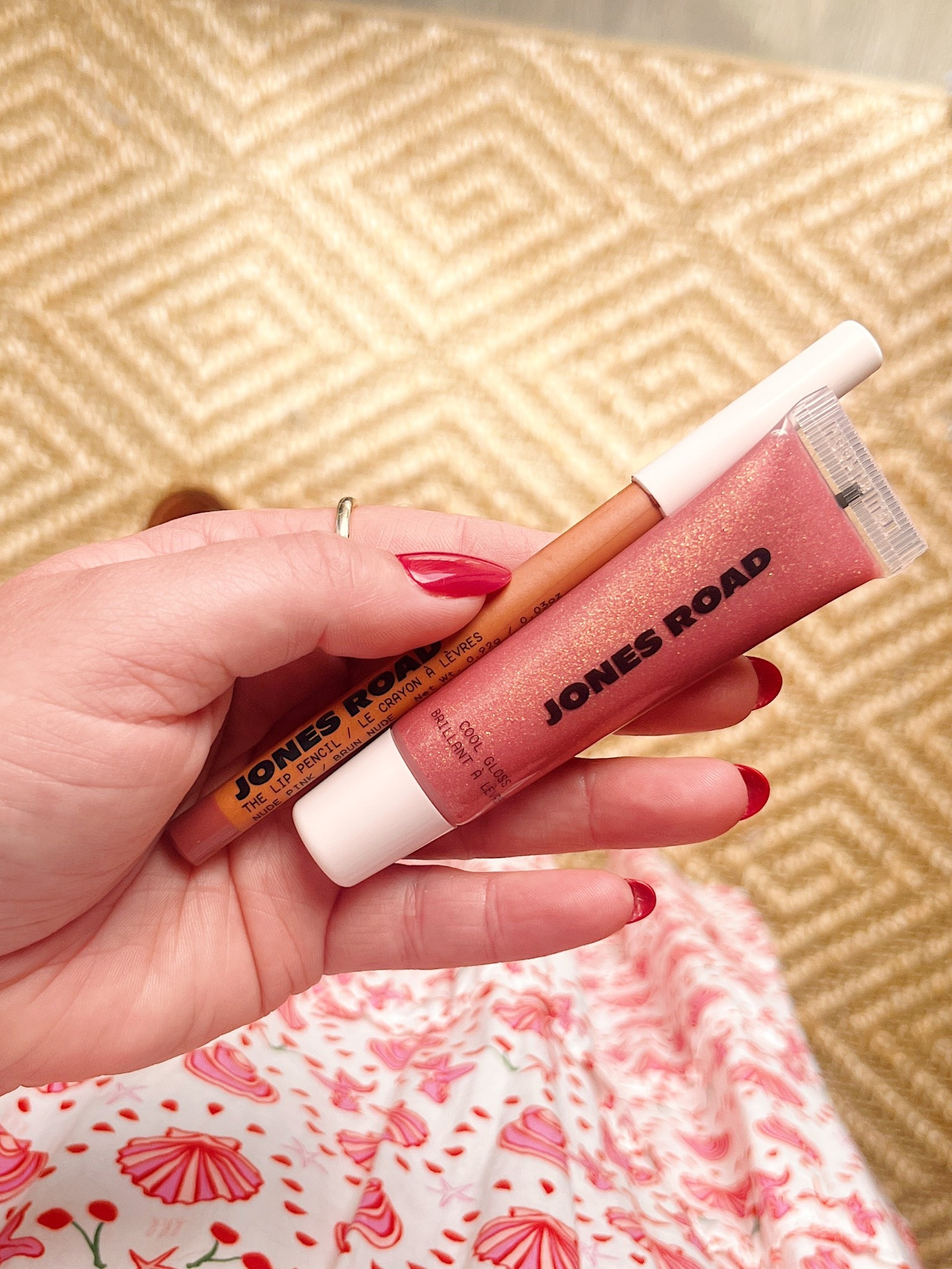 Easy pink summer lip combo 