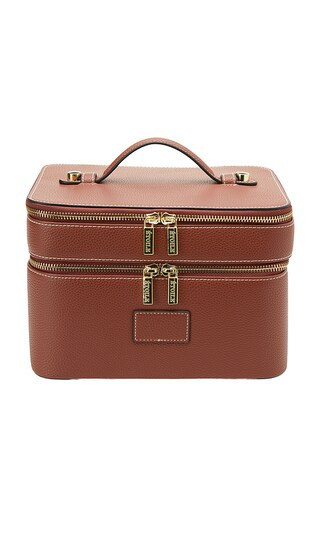 ETOILE COLLECTIVE Duo Vanity Case in Ginger Brown. | Revolve Clothing (Global)