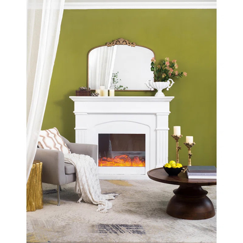 Emmeline Iron Flat Wall Mirror | Wayfair North America