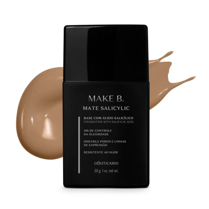 Base Líquida Cor 200 Make B. Mate Salicylic 30g | oBoticario (BR)