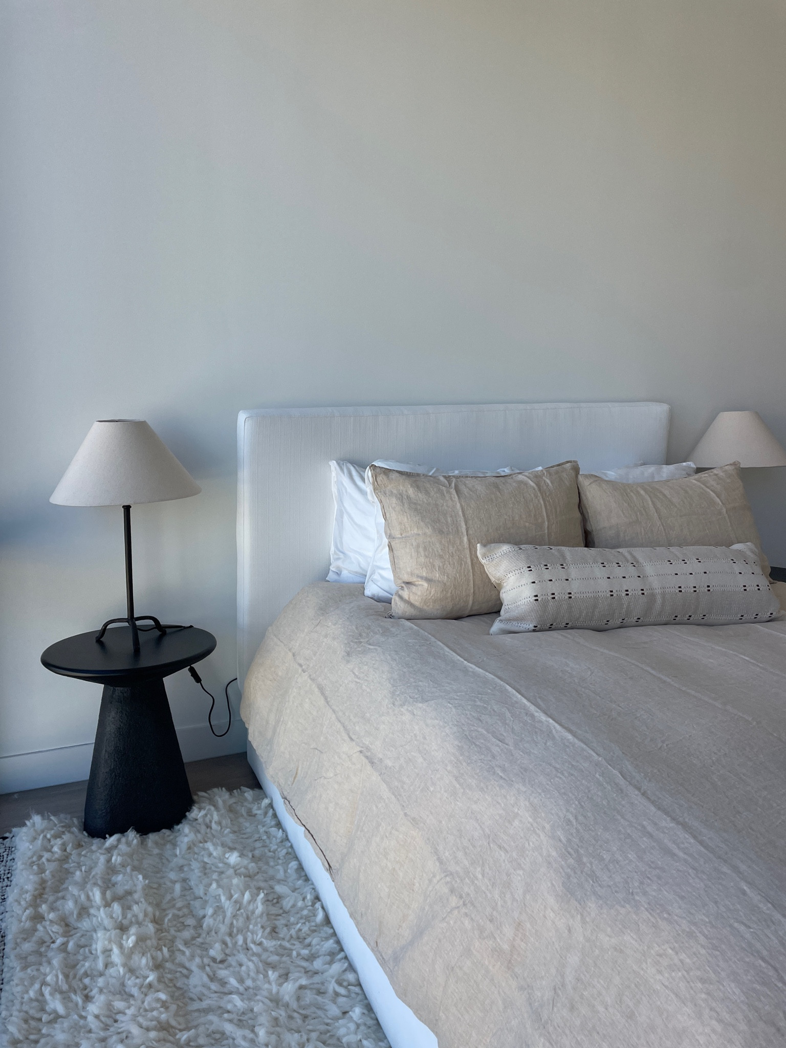 Guest room🤎 side tables are article can’t link but linked similar! Lamps are Zara home 

#LTKhome