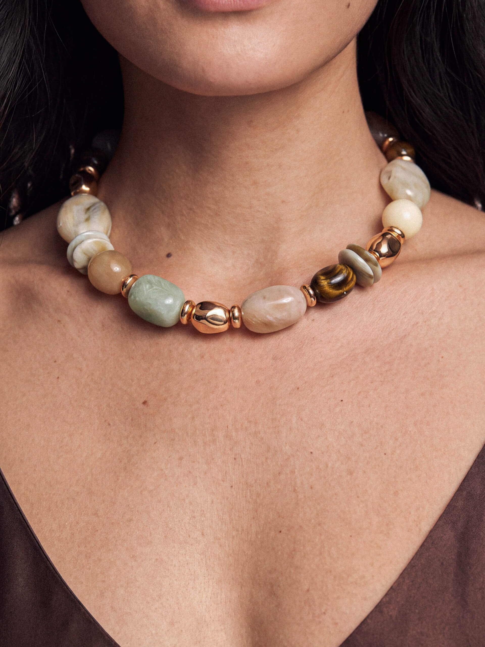Serene Stone Necklace | Ettika