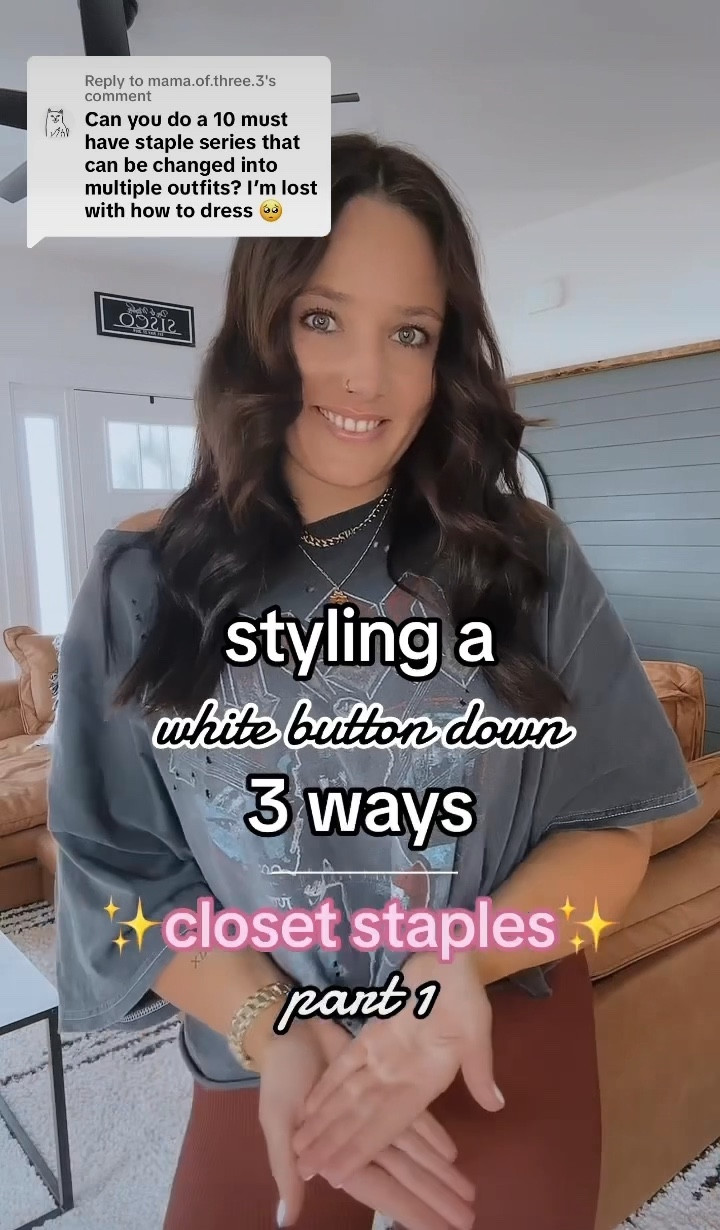 Style a Closet Staple 3 Ways 🤍☀️

closet staples | white button down shirt | white button up shirt | oversized white button down | summer outfits 2023 | hamptons outfits | summer outfits amazon | summer outfits casual | brunch outfit summer | brunch outfit amazon | casual brunch outfit | casual outfits amazon 



#LTKstyletip #LTKunder100 #LTKunder50