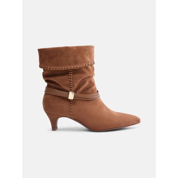 Scenario Women's Kitten Heel Short Boots | Walmart (US)