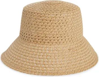 Textured Straw Bucket Hat | Nordstrom