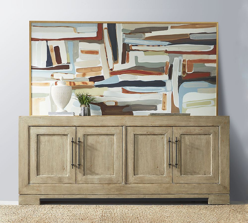 Mila Reclaimed Wood Media Console | Pottery Barn (US)