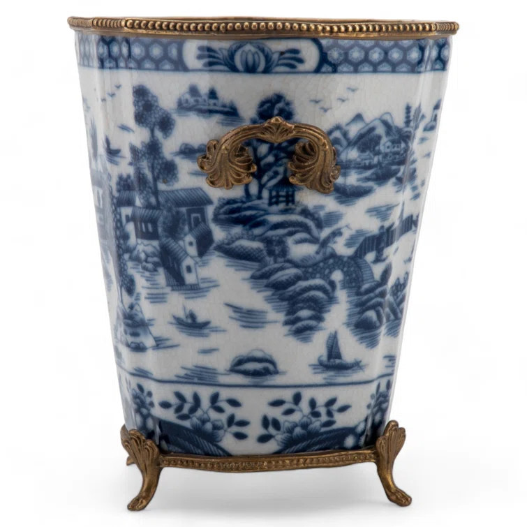 Blue Willow Handmade Planter | Perigold