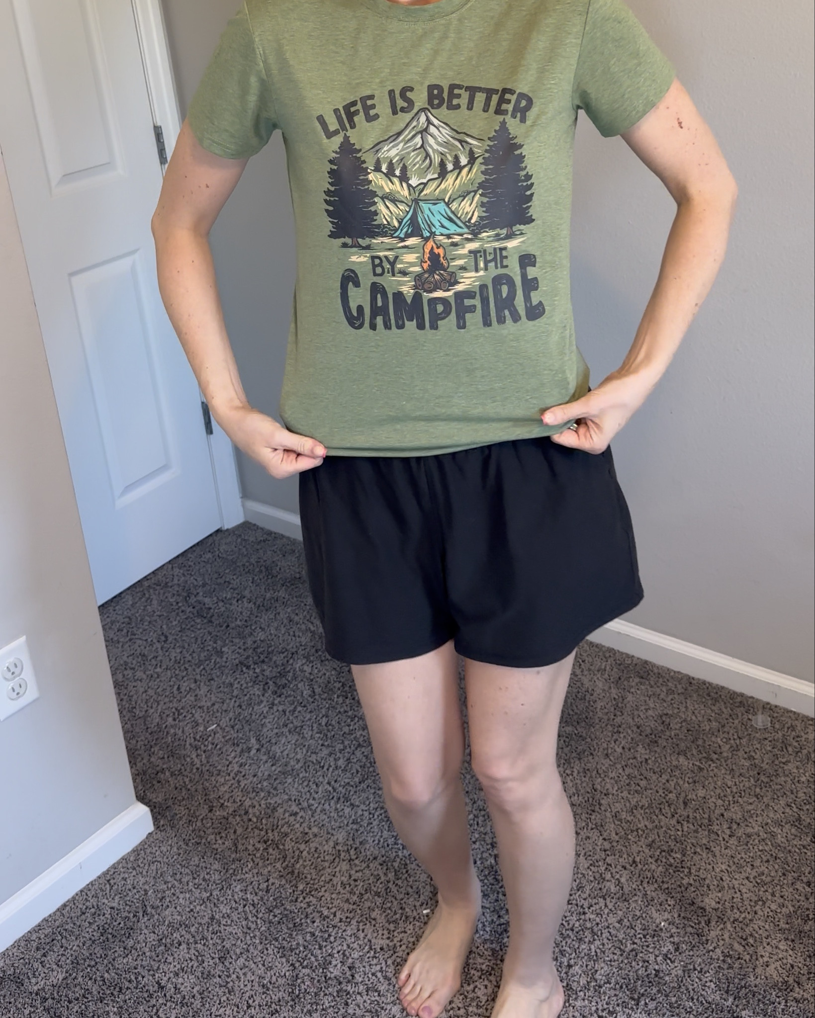 Life is better by the campfire tee 

Camp 🏕️ season is here and this is the perfect, fitted comfy tee to wear 

#LTKTall