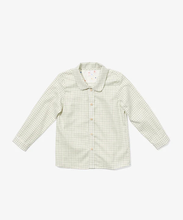Jefferson Shirt, Green Tattersall | Oso & Me