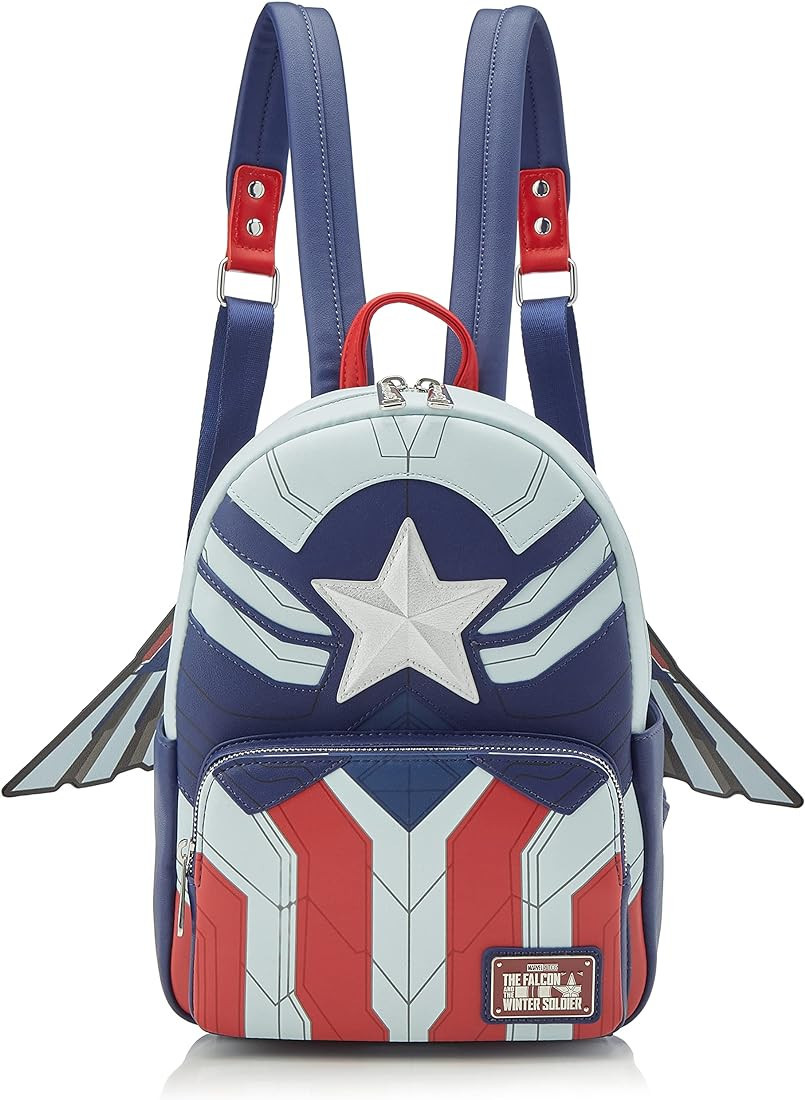 Loungefly Marvel Falcon Captain America Cosplay Mini Backpack | Amazon (US)
