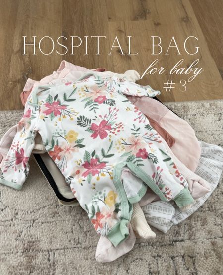 Hospital bag necessities and packing list as a 3rd time mom 

#LTKbump #LTKbaby