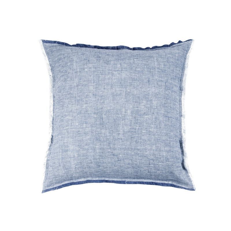 Chambray Blue Linen Down Alternative Pillow | Target