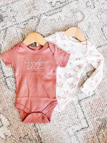 As soon as we had figured out our sweet baby girls name, I ran straight to Etsy for the cute onesies and monogrammed things y’all. 😍 it must be the southern girl in me. I’ve linked all of my favorites that we purchased here. Any of these would make excellent baby shower gifts or even for a baby announcement. 📣 

#babyannouncement #babyshower #babygirl #babyboy #pregnant #maternitygift #maternity #monogrammedonesie #onesie #babygift #baby #infant #postpartum #thirdtrimester #firsttrimester #announcement 

#LTKfamily #LTKbaby #LTKbump