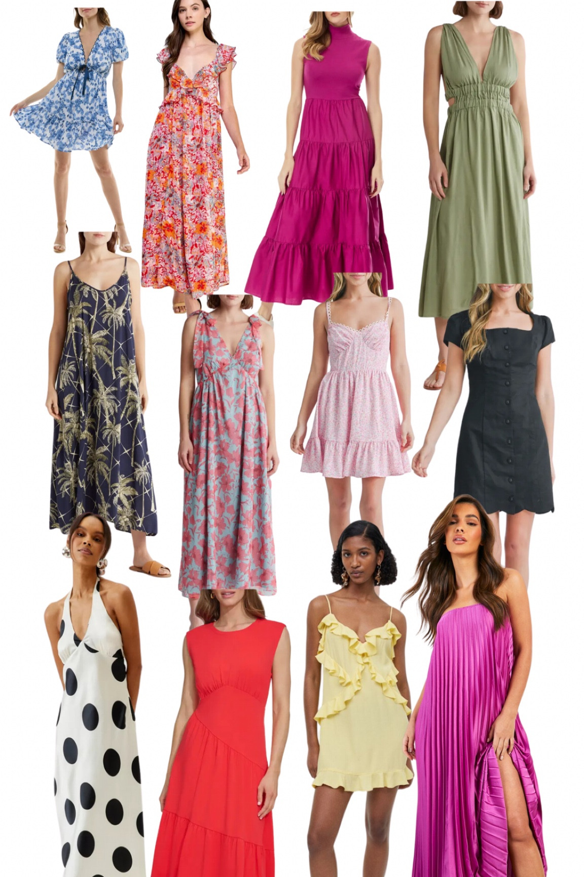 Summer & spring dresses all under 50 dollars! Colorful dresses! All super affordable! Dresses for weddings, date nights, vacation dresses & more! 

#LTKSeasonal #LTKfindsunder100 #LTKstyletip