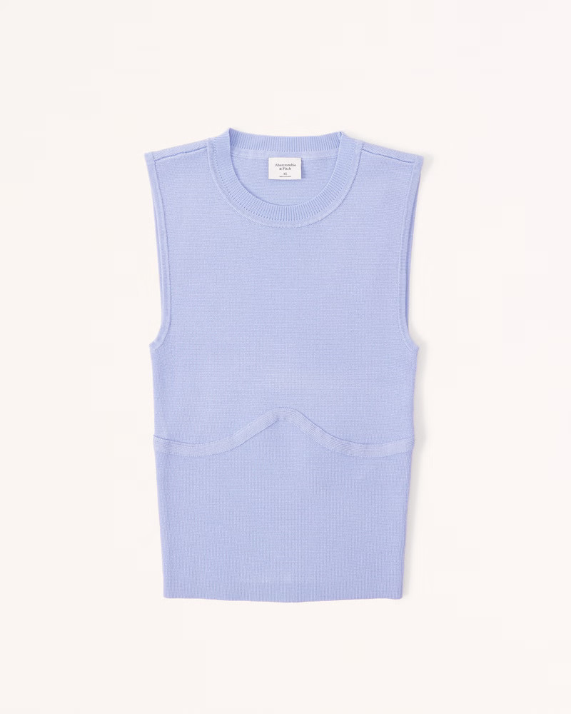 Underbust Corset Crew Tank | Abercrombie & Fitch (US)