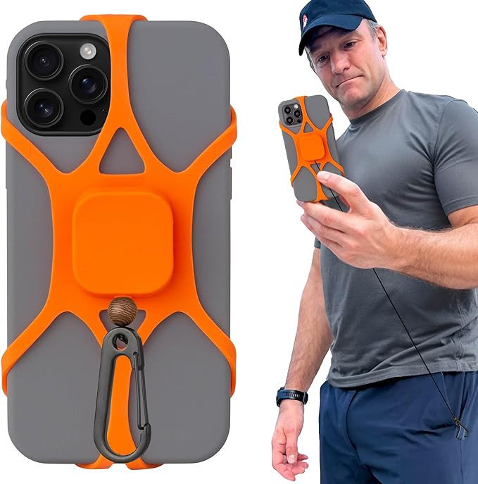 Annoying Orange Fits Smartphones Up to 6.8"- Retractable Phone Tether Phone Bungee Cord Anti-Thef... | Amazon (US)