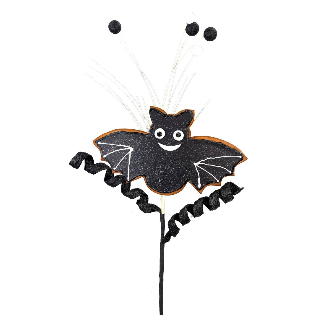 Bat Cookie Spray, 24", Halloween Wreath Embellishment, Halloween Ornament Spray, Halloween Pick | Etsy (US)