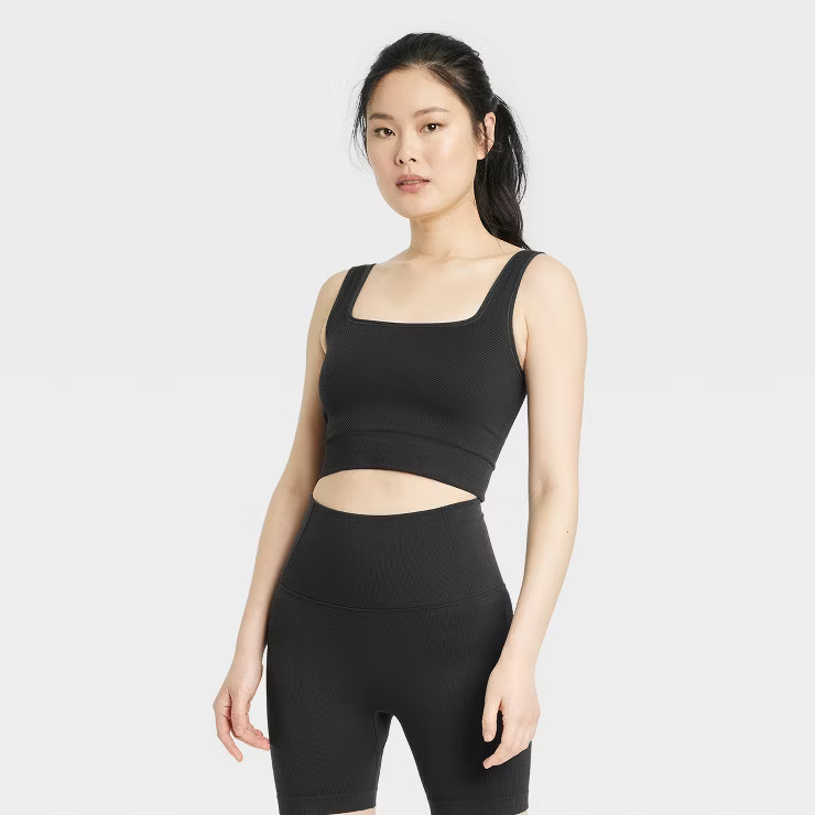 Women's Seamless Cropped Tank Top - All in Motion™ | Target
