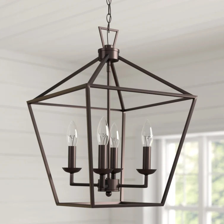 Neuhaus 4 - Light Lantern Geometric Pendant | Wayfair North America