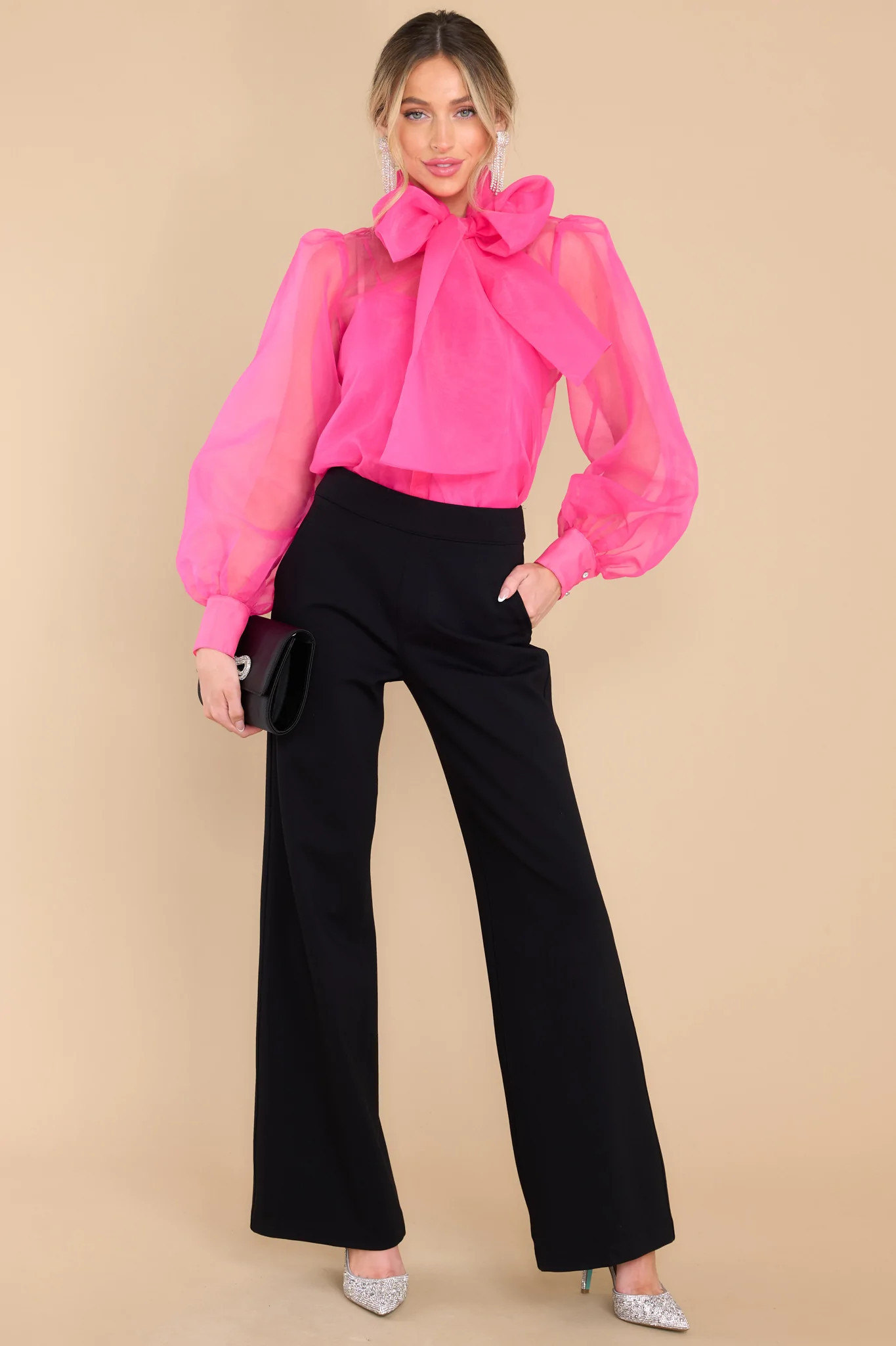 Patience Is Power Hot Pink Top | Red Dress 