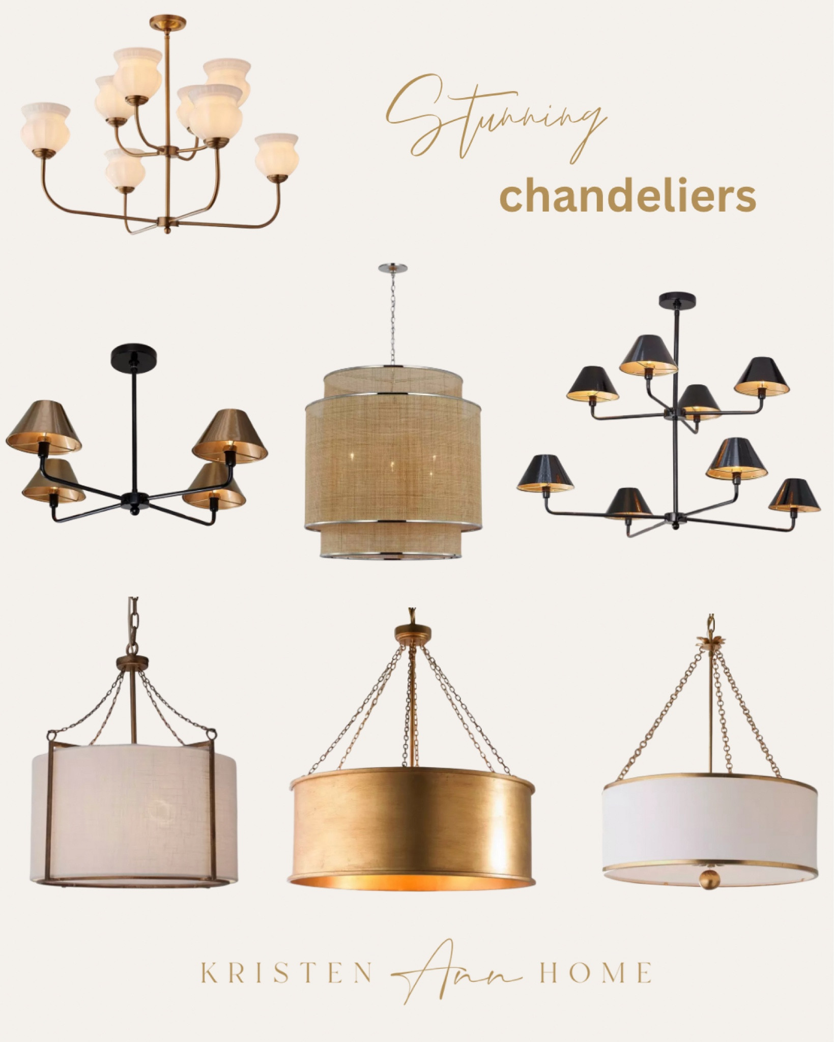 Stunning chandeliers adding beauty to any room! These Shades of Light Chandeliers are some of my faves! 

#LTKHome #LTKStyleTip