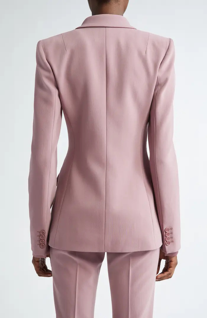 Michael Kors Collection Double Breasted Virgin Wool Blend Blazer | Nordstrom | Nordstrom
